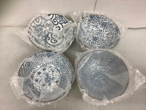 Decorative Ceramic Bowls Set, Appears New