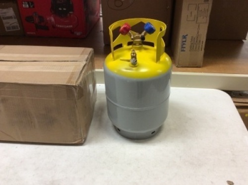 Refrigerant Recovery Reclaim Cylinder Tank. 30 Pound. 400 PSI. Unknown Condition