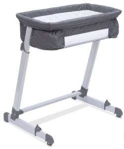 Simmons Kids' By The Bed City Sleeper Bassinet - Gray Tweed 