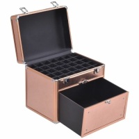 Nail Polish Beauty Makeup Case w/ Slide Out Drawer&nbsp;&nbsp;