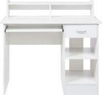 Commercial Home Computer Work Station Table w/Removable Shelf Divider, Open Back&nbsp;