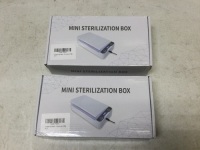 Lot of (2) New UV Light Phone Sterilizers