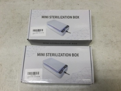Lot of (2) New UV Light Phone Sterilizers