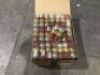 Lot of (64) Plastic Christmas Ornaments, 6 Pack&nbsp;
