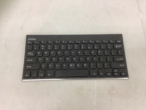 Arteck Wireless Bluetooth Keyboard, Missing USB Charging Cable, Powers Up, E-Commerce Return