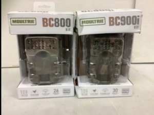 Lot of (2) Moultrie Trail Cameras, Untested, E-Commerce Return