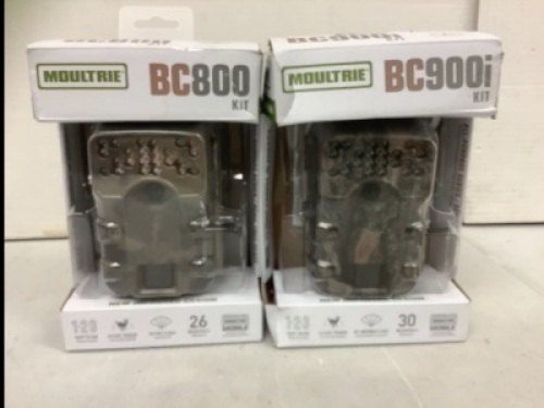 Lot of (2) Moultrie Trail Cameras, Untested, E-Commerce Return