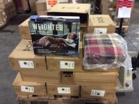Lot of (19) MerryLife 10lb Weighted Blankets