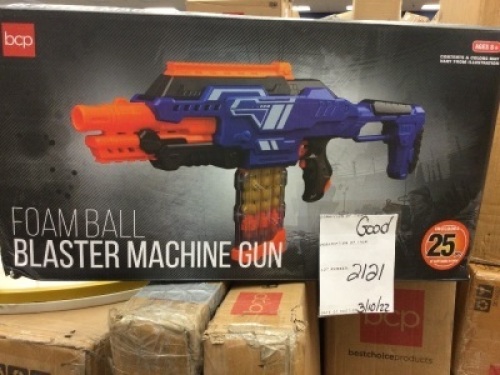 Foam Ball Blaster Machine Gun Toy