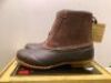 Red Head All-Season Classic II Front Zip Boots, Zipper stuck on left shoe, Slightly dirty, Ecommerce Return