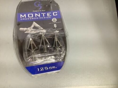 Montec Crossbow Design 125 Gr. Ecommerce Return