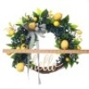 QUNWREATH Handmade Floral, 18", Blueberry Lemon Leaf Series