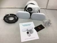 Conico Floodlight Security Camera, Powers Up, E-Commerce Return