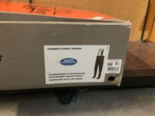 White River Rubber Chest Wader, Men's 9, Untested, Appears New