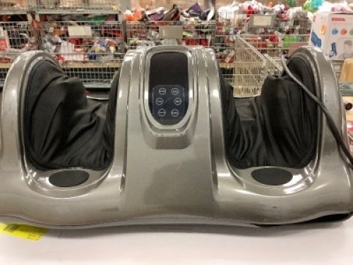 Therapeutic Foot Massager w/ High Intensity Rollers, Remote, 3 Modes