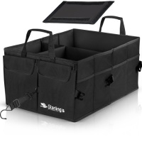 Starling's Car Trunk Organizer Super Strong Adjustable Compartments, Black. Appears New.&nbsp;