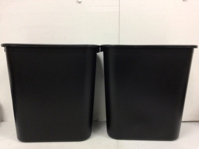 Lot of (2) Coastwide Wastebaskets, 15" Tall, E-Comm Return