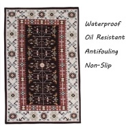 Vantextile Area Rug, 23.5" x 35.5", Coffee. Appears New