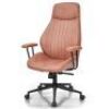 Costway High Back Office Chair Reclining Task Chair Suede Fabric&nbsp;