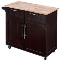 Heavy Duty Modern Rolling Kitchen Cabinet Cart