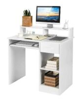 Costway Computer Desk Writing Table&nbsp;w/Drawer&nbsp;