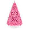 Pink Artificial Fir Christmas Tree w/ Foldable Stand