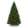 Hinged Douglas Full Fir Artificial Christmas Tree w/ Metal Stand