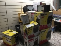 Pallet of Space Heaters, Shop-Vacs, Grill & More. Condition Unknown. May Contain Salvage/Broken or Incomplete Items for Parts/Repair. See Pics.&nbsp;