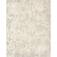 allen + roth&nbsp;Alvida 5 x 7 Natural Indoor Chevron Farmhouse/Cottage Area Rug. Appears New&nbsp;
