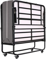Smile Back Portable Foldable Rollaway Guest Bed,&nbsp;Twin w/ 5 inch Memory Foam Mattress. Appears New.