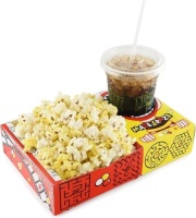 Snappy Maze Craze Combo Movie Popcorn Trays, 500-Count