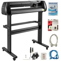 Vevor&nbsp;34" Vinyl Cutter / Plotter, Sign Cutting Machine W/software + Supplies. Appears New