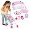 Kids 15-Piece 13.5in Newborn Baby Doll Role Play Playset w/ Accessories