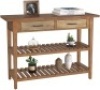 HOMECHO Rustic Console Table with Drawers.&nbsp;43.2 x 15 x 30.9 inches. Appears New with Damaged Box.