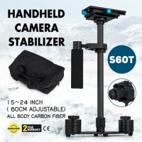 S60T Carbon Fiber Handheld Steady Camers Stabilizer 360&deg; For DSLR. Appears New