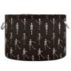 visesunny Storage Basket, Dancing Skeleton. 20" x 20" x 14". Appears New. E-commerce Return