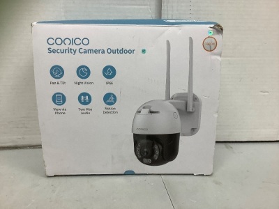 Conico Outdoor Security Camera, Powers Up, E-Commerce Return