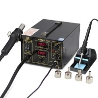 Yihua 952D +2 IN 1 Rework Solder Station Hot Air Gun Soldering Desoldering Iron. Appears New. Untested E-commerce Return