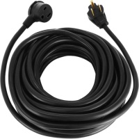 VEVOR Welder Extension Cord 50A 25ft Heavy Duty 6-50P/R 10AWG 250V for MIG,Lincoln,Plasma,Miller,TIG，Black. Appears New