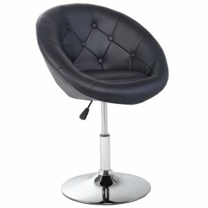 Modern Adjustable Swivel Round Pu Leather Chair