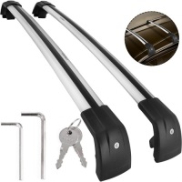 VEVOR Cross Bar Roof Rail for Audi Q7 2006-2016 Baggage Locking,Silver+Black. Appears New