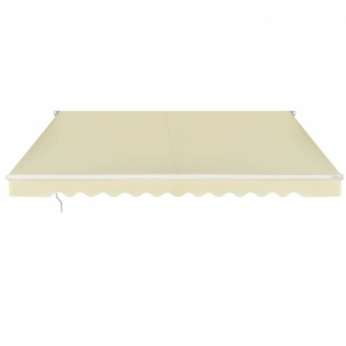 Outdoor Manual Retractable Awning Cover Shelter Patio Sun Shade