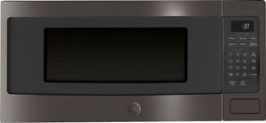 GE Profile 1.1 Cu. Ft. Microwave Black Stainless Steel