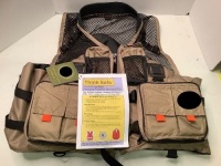 Tournament Mesh Fishing Vest, Large, Appears New
