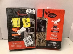 Lot of (2) Wildgame Trail Cam, Powers On, Ecommerce Return