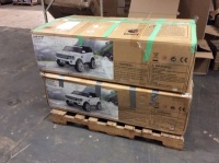 Lot of (2)-12V 2-Seater Licensed Land Rover Ride-On w/ Parent Remote Control. Unknown Condition. E-Commerce Return&nbsp;