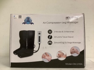 Air Compression Leg Massager, Powers Up, Appears New