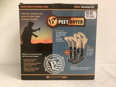 Peet Dryer Electric Footwear Dryer, Powers Up, Appears New