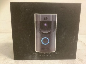 Wifi Video Doorbell, Powers Up, Appears New