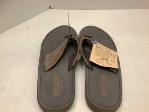 Red Head Perth Toe Post Men's Flip Flops, 9, Ecommerce Return, Dirty